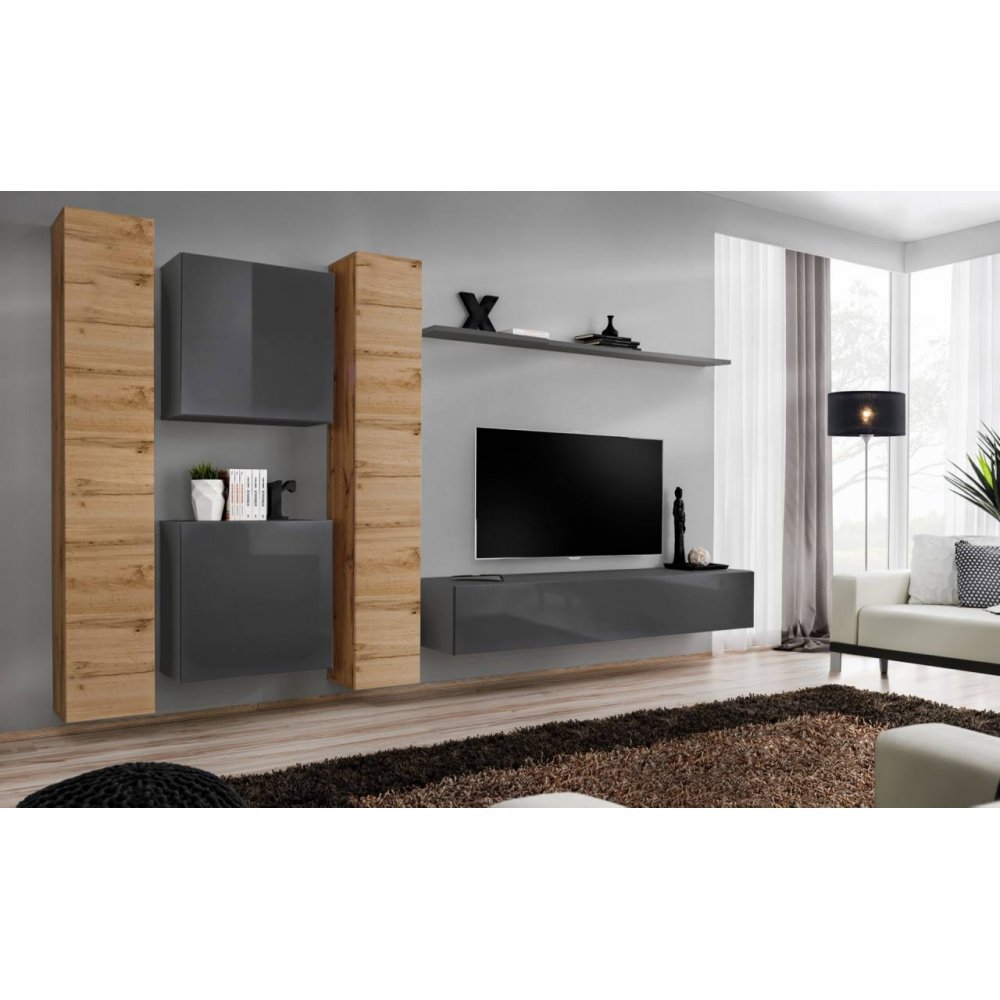 Living SWITCH 6 WTG SW 6 Genarom AM Stejar Wotan / Grafit Lucios