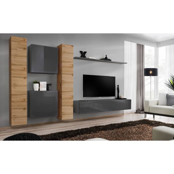 Living SWITCH 6 WTG SW 6 Genarom AM Stejar Wotan / Grafit Lucios