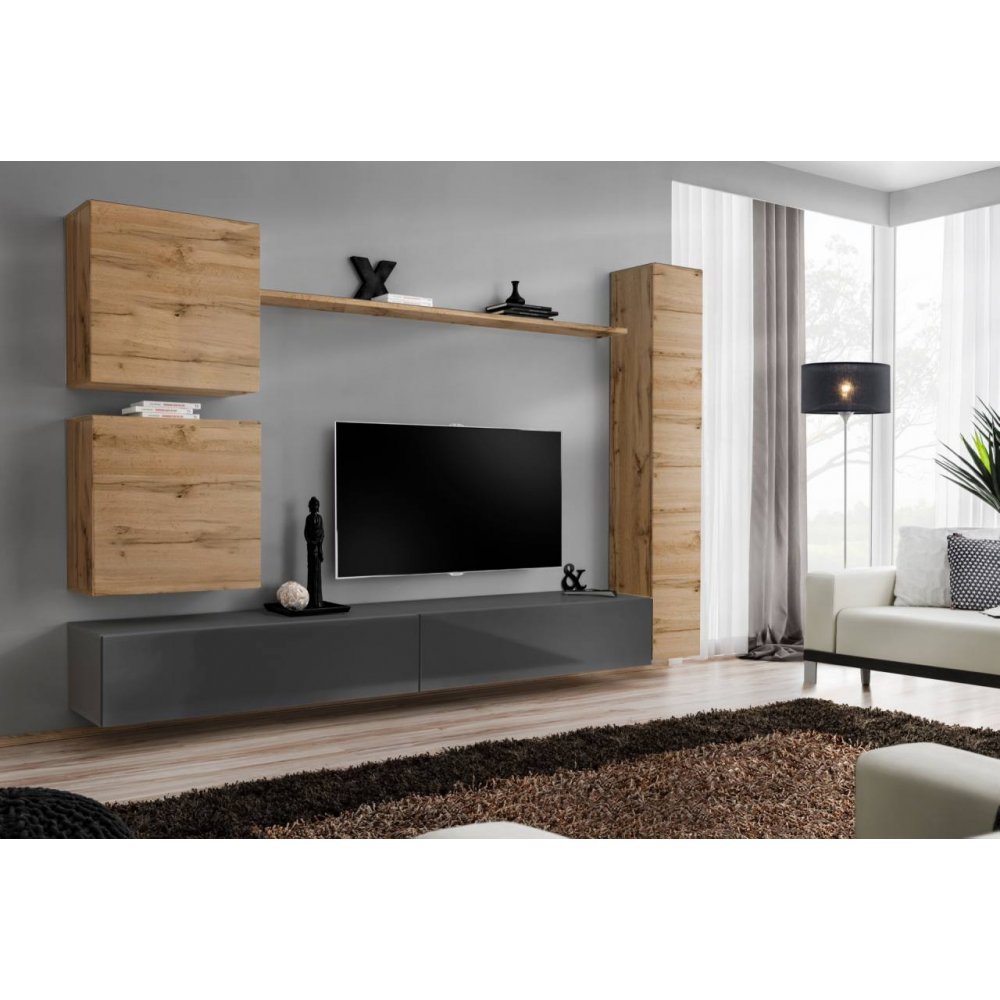 Living SWITCH 8 WTG SW 8 Genarom AM Stejar Wotan / Grafit Lucios