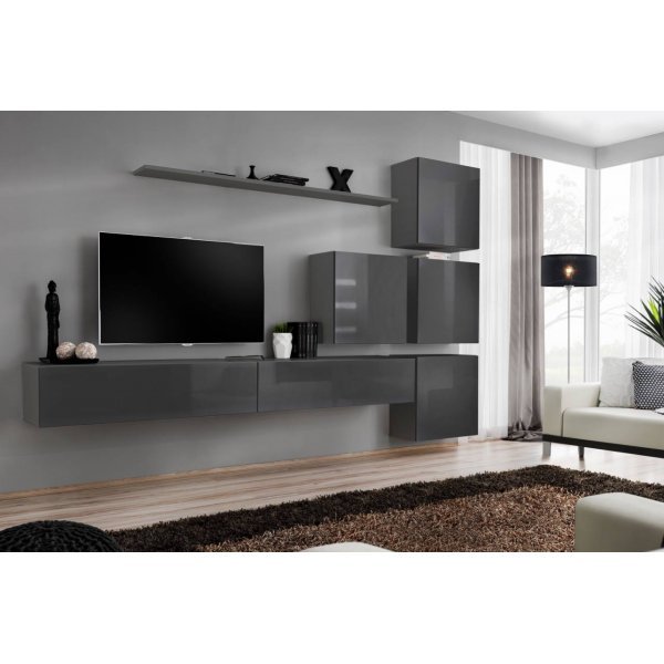 Living SWITCH 9 27 GG SW 9 Genarom AM Grafit / Grafit Lucios