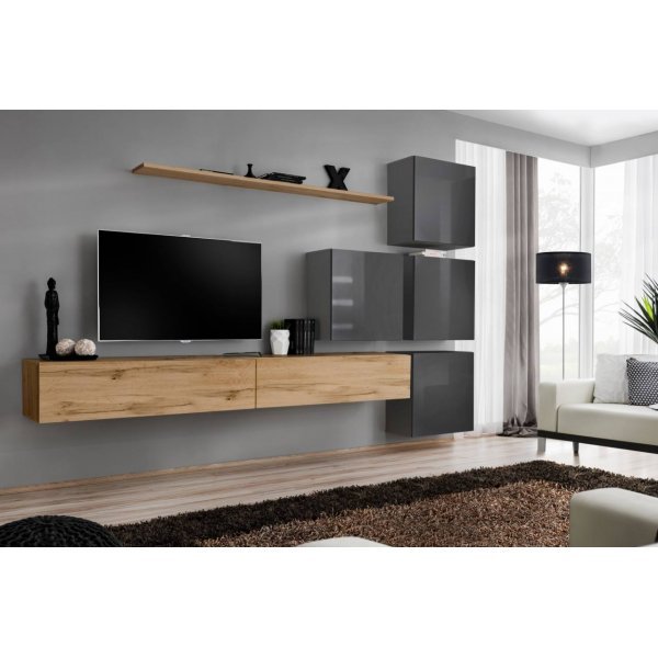 Living SWITCH 9 WTG SW 9 Genarom AM Stejar Wotan / Grafit Lucios
