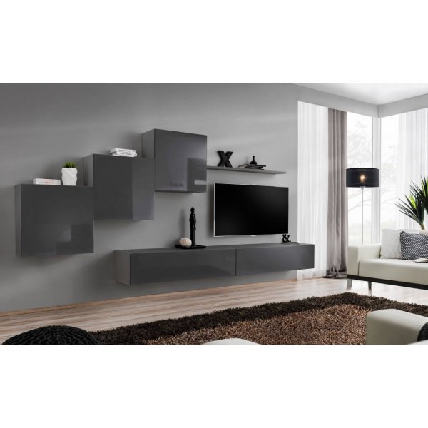 Living SWITCH 10 27 GG SW 10 Genarom AM Grafit / Grafit Lucios