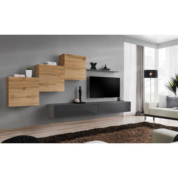 Living SWITCH 10 WTG SW 10 Genarom AM Stejar Wotan / Grafit Lucios