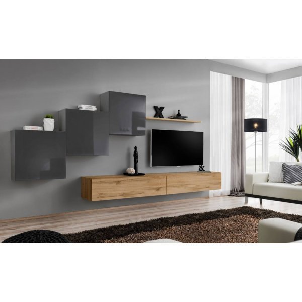 Living SWITCH 10 GWT SW 10 Genarom AM Grafit Lucios / Stejar Wotan