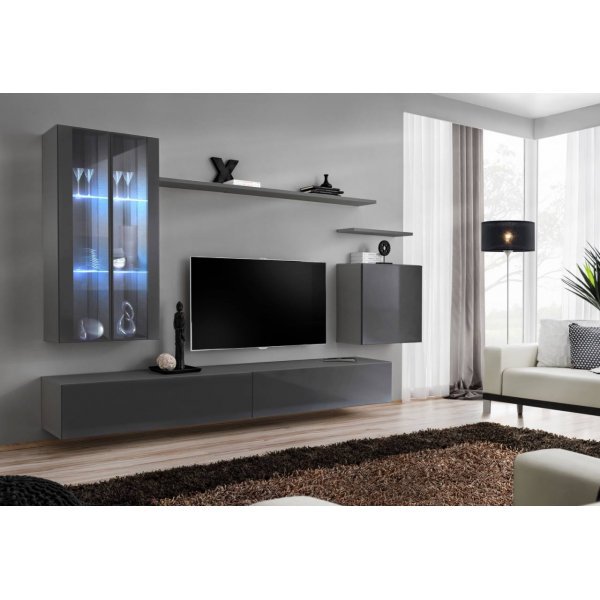 Living SWITCH 12 27 GG SW 12 Genarom AM Grafit / Grafit Lucios