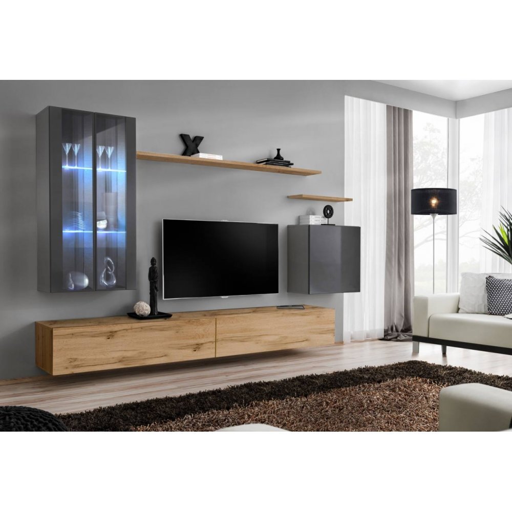 Living SWITCH 12 GWT SW 12 Genarom AM Grafit / Stejar Wotan