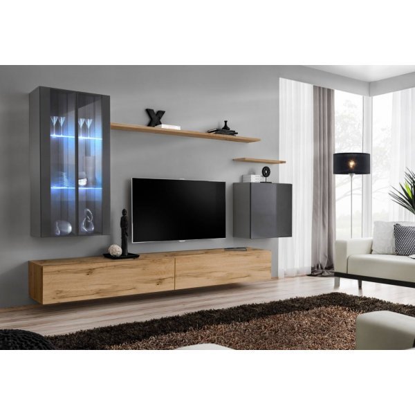 Living SWITCH 12 GWT SW 12 Genarom AM Grafit / Stejar Wotan
