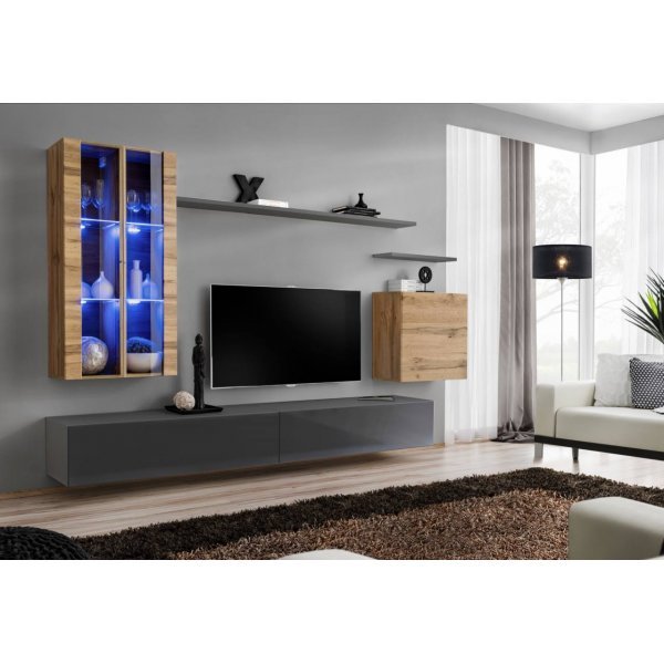 Living SWITCH 12 WTG SW 12 Genarom AM Stejar Wotan / Grafit Lucios