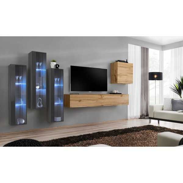 Living SWITCH 13 GWT SW 13 Genarom AM Grafit Lucios / Stejar Wotan
