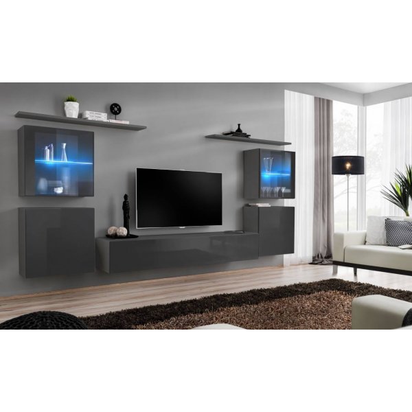 Living SWITCH 14 27 GG SW 14 Genarom AM Grafit / Grafit Lucios