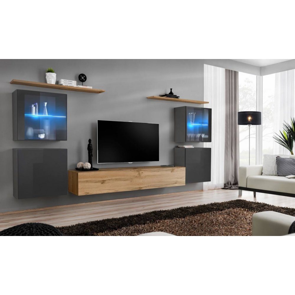 Living SWITCH 14 GWT SW 14 Genarom AM Grafit Lucios / Stejar Wotan
