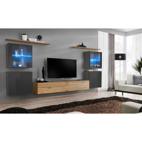 Living SWITCH 14 GWT SW 14 Genarom AM Grafit Lucios / Stejar Wotan