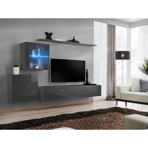 Living SWITCH 15 27 GG SW 15 Genarom AM Grafit / Grafit Lucios