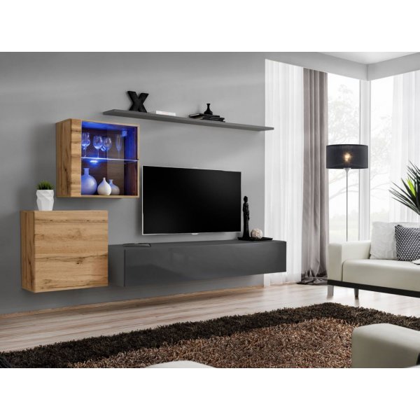 Living SWITCH 15 WTG SW 15 Genarom AM Stejar Wotan / Grafit Lucios