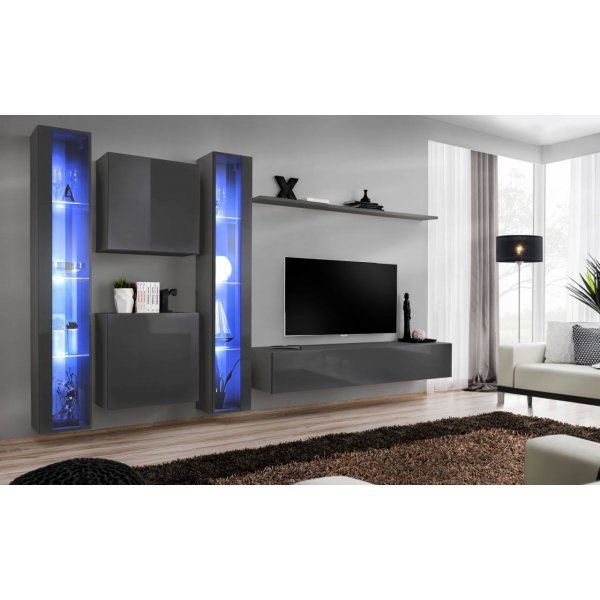 Living SWITCH 16 27 GG SW 16 Genarom AM Grafit / Grafit Lucios