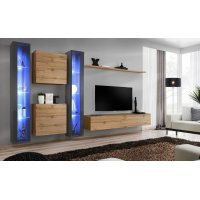Living SWITCH 16 GWT SW 16 Genarom AM Grafit Lucios / Stejar Wotan