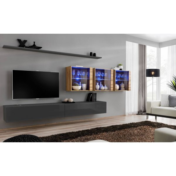 Living SWITCH 17 GWT SW 17 Genarom AM Grafit Lucios / Stejar Wotan