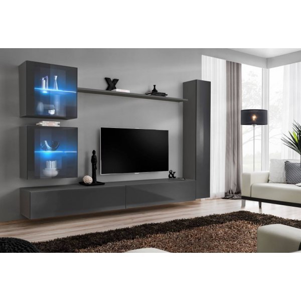 Living SWITCH 18 27 GG SW 18 Genarom AM Grafit / Grafit Lucios