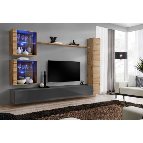 Living SWITCH 18 WTG SW 18 Genarom AM Stejar Wotan / Grafit Lucios