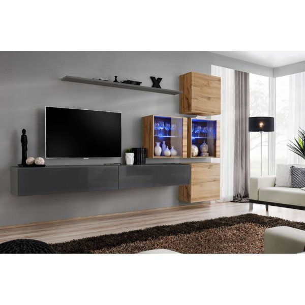 Living SWITCH 19 GWT SW 19 Genarom AM Grafit Lucios / Stejar Wotan