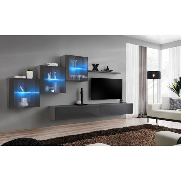 Living SWITCH 20 27 GG SW 20 Genarom AM Grafit / Grafit Lucios