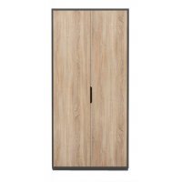 Dulap FLOW 03 Stejar Sonoma / Gri
