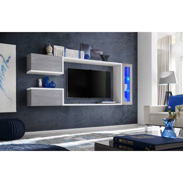 Living GALAXY 29 BTW GX Genarom AM Gri Beton  / Alb