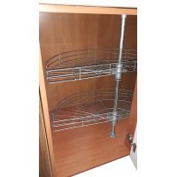 Bucatarie pe colt TRAFIC 157, 300-120, ZEBRANO CIEMNE, OUTLET
