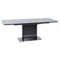 Masa Extensibila PALLAS Ceramic Genarom SN Gri Marmorat / Negru Mat