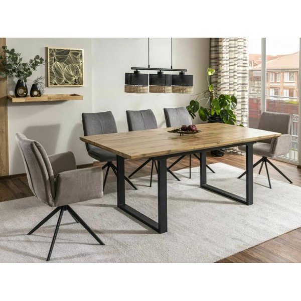 Masa UMBERTO 160 Genarom SN Stejar / Negru