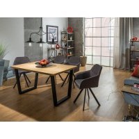 Masa VALENTINO DAB 150 Genarom SN Stejar / Negru