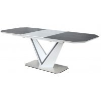 Masa Extensibila VALERIO Ceramic Genarom SN Gri / Alb Mat