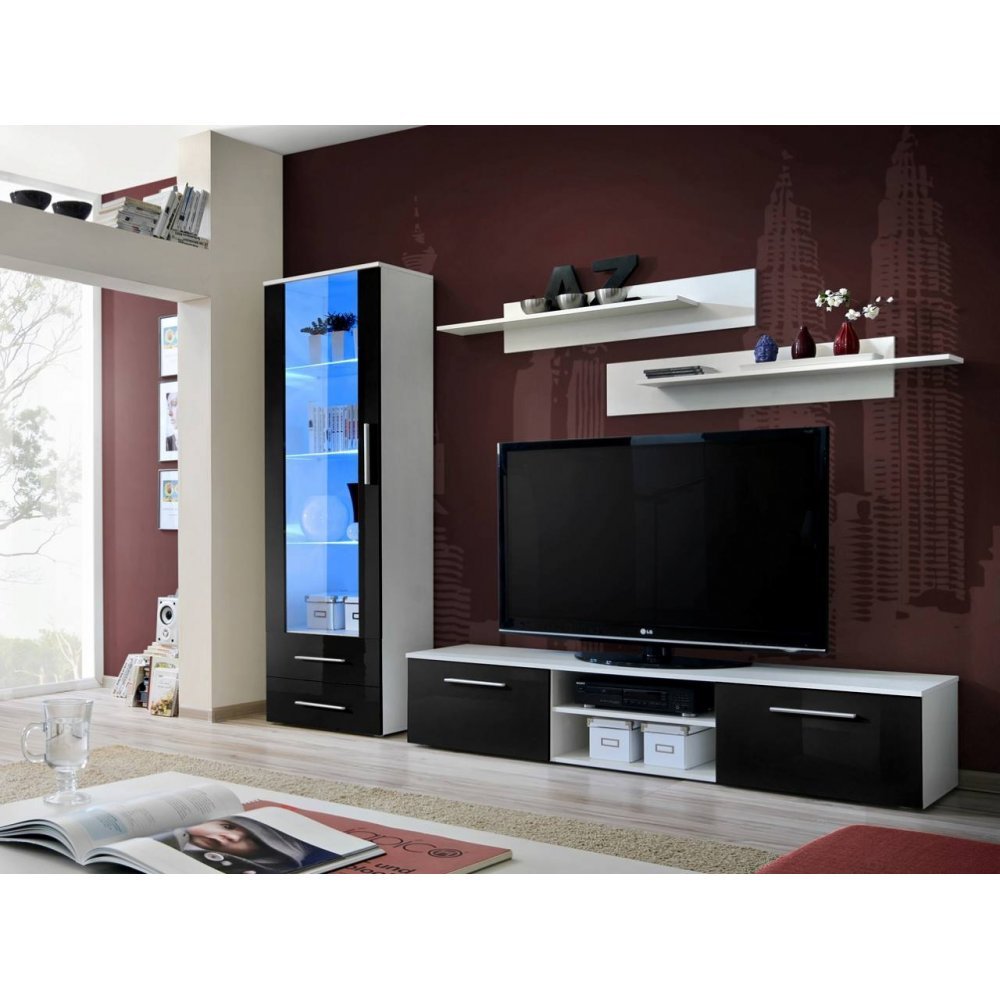 Living GALINO A 23 WSH GA Genarom AM Alb/Negru Lucios