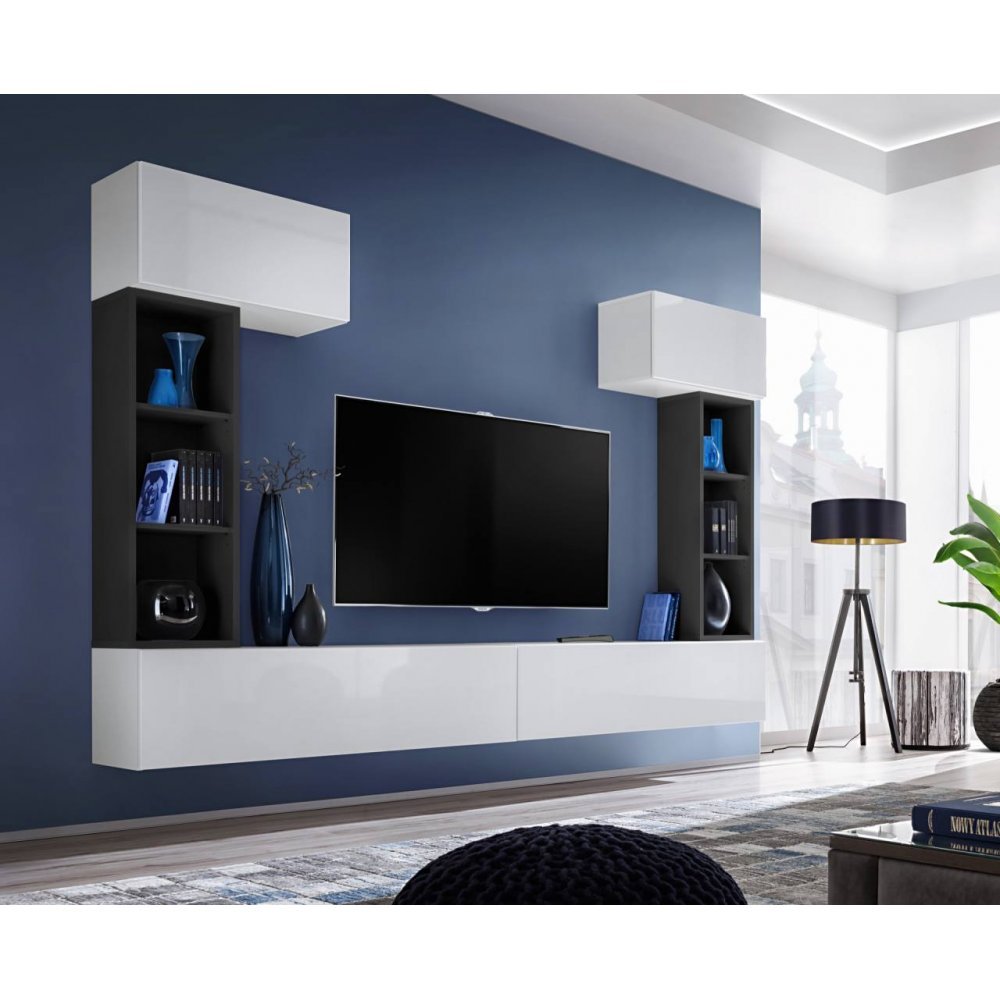 Living BLOX II 28 WS BX2 Genarom AM Alb/Negru/Alb Lucios