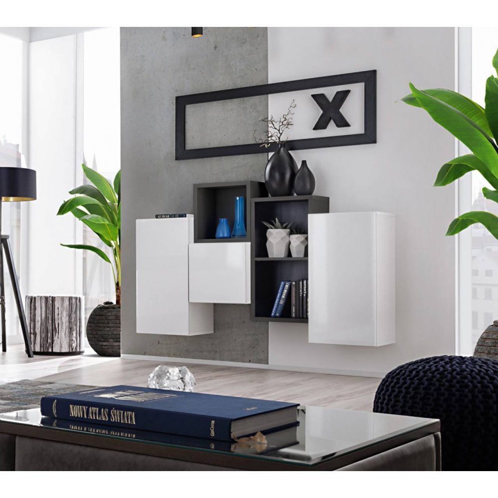 Living BLOX SB III 28 WS BXS3 Genarom AM Alb/Negru/Alb Lucios