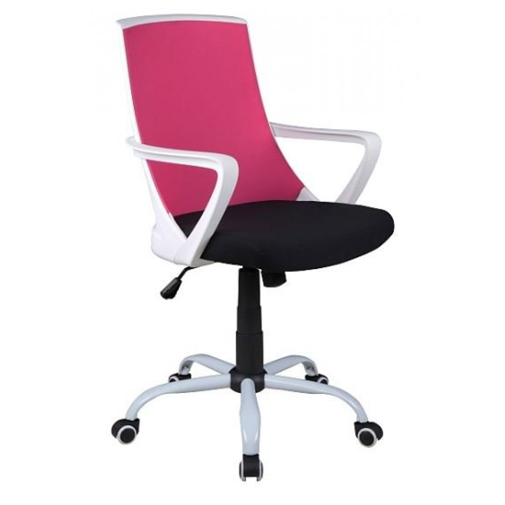 Scaun de birou Q-248 Genarom SN Negru / Roz
