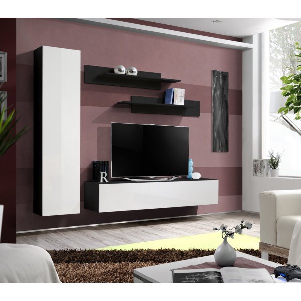 Living FLY G 23 ZW FY G1 Genarom AM Negru / Alb Lucios
