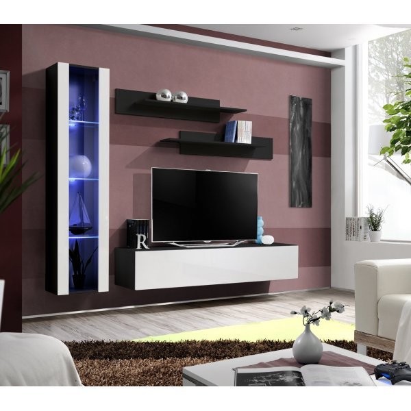 Living FLY G 23 ZW FY G2 Genarom AM Negru / Alb Lucios