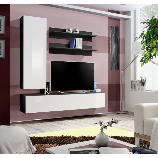 Living FLY H 23 ZW FY H1 Genarom AM Negru / Alb Lucios