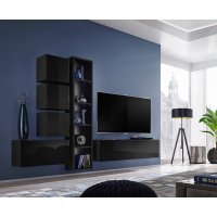 Raft Suspendat BLOX SW24 - 28 ZZ BX SW24 Genarom AM Negru / Negru Lucios