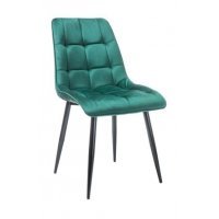 Scaun Tapitat CHIC VELVET Genarom SN Verde Inchis / Tap 78