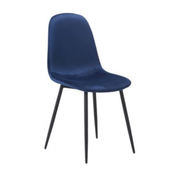 Scaun Tapitat FOX VELVET Genarom SN Bleumarin