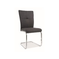 Scaun Tapitat H-190 Chrom Genarom SN Chrom / Grafit