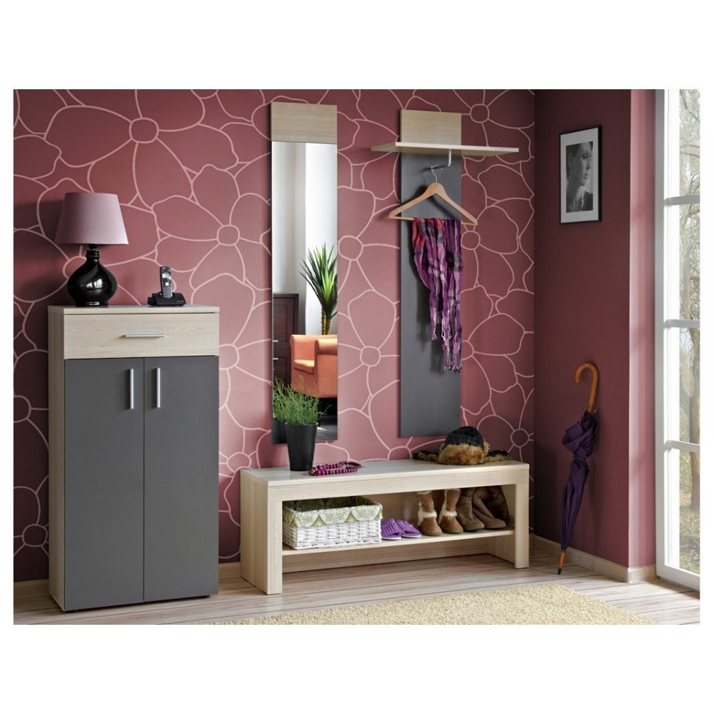 Set Cuier OSLO 22 JKG OS Genarom AM Jesion Coimbra / Grafit Mat