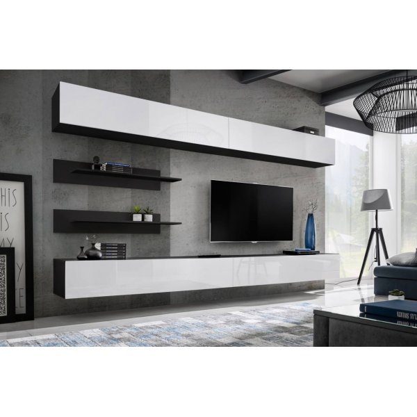Living FLY I 23 ZW FY I1 Genarom AM Negru / Alb Lucios