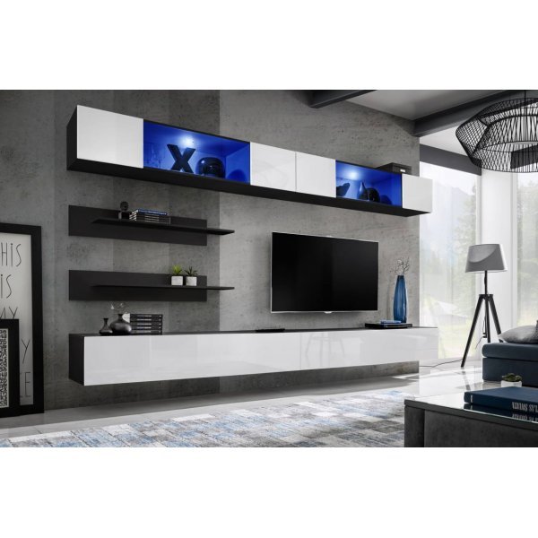 Living FLY I 23 ZW FY I3 Genarom AM Negru / Alb Lucios