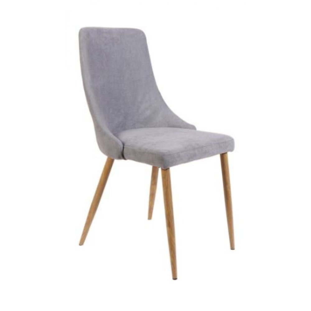 Scaun tapitat NOBEL Genarom SN Gri / Stejar
