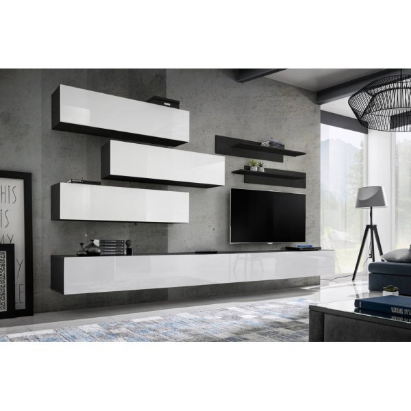 Living FLY K 23 ZW FY K1 Genarom AM Negru / Alb Lucios