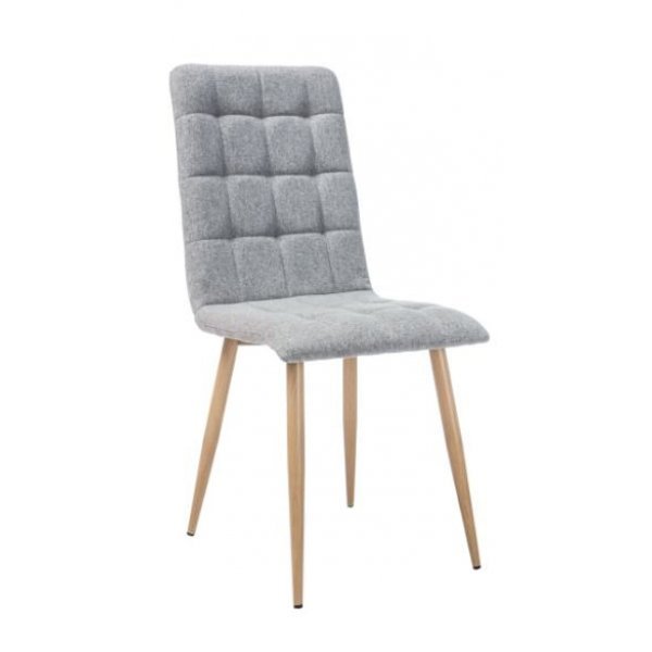 Scaun tapitat OTTO Genarom SN TAP 64 Gri / Stejar