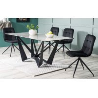 Scaun tapitat TEXO VELVET Genarom SN TAP.78 / Verde